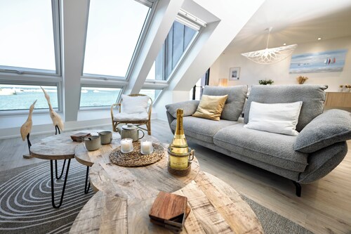 Villa vue mer à Roscoff avec sauna