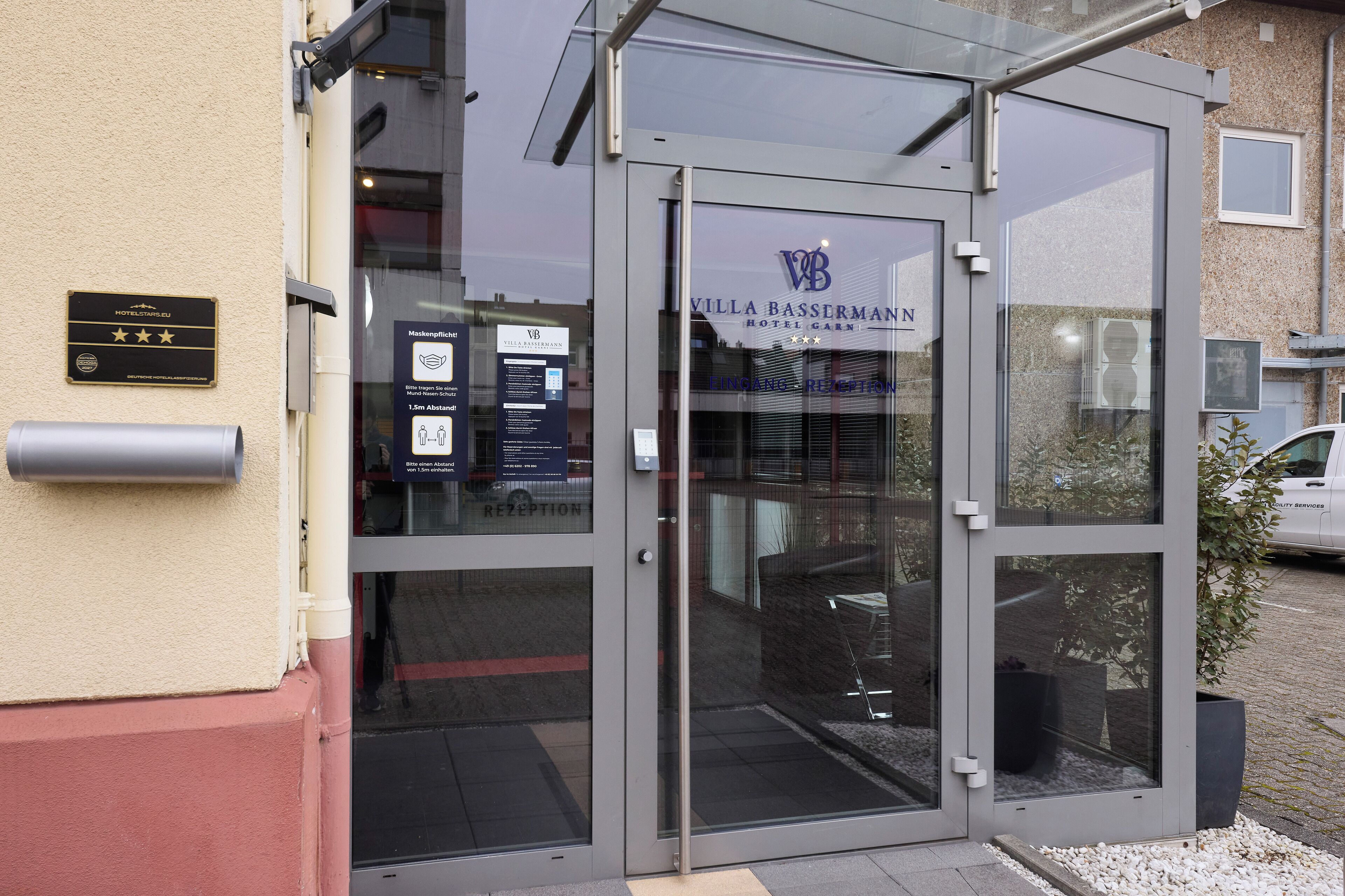 Fassade der Unterkunft