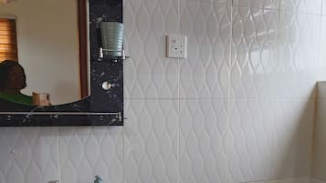 Towels, soap, toilet paper