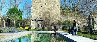 La tour d'avance: former hunting lodge of Henri IV, between Bordeaux and Agen