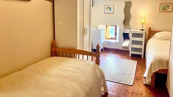 2 bedrooms, iron/ironing board, travel crib, WiFi