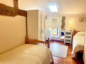 2 bedrooms, iron/ironing board, travel crib, WiFi