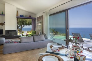 Living area - Villa Talia 4 by Massimo Villas (Cefalù)