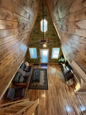 Télévision, cheminée