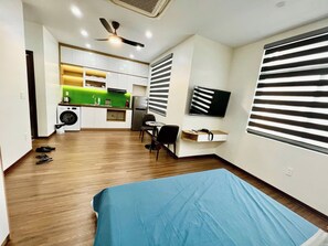 1 sovrum, gratis produkter i minibar, skrivbord och gratis wi-fi