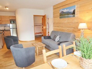 TV - 2-room apartment for 6 with Wifi and covered parking (Samoëns)