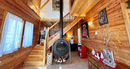 Family chalet with sauna and gym, 2 parking spaces