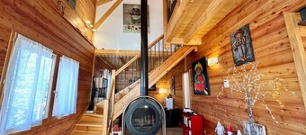Family chalet with sauna and gym, 2 parking spaces