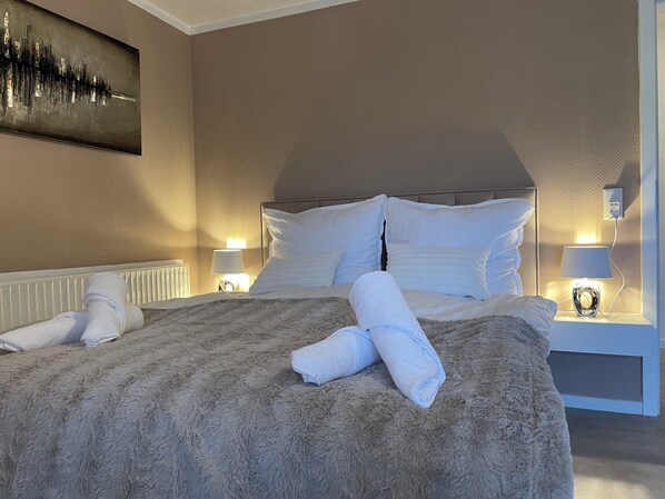 1 Schlafzimmer, Bügeleisen/Bügelbrett, kostenloses WLAN, Bettwäsche