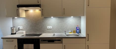 Kühlschrank, Ofen, Herdplatte, Geschirrspüler
