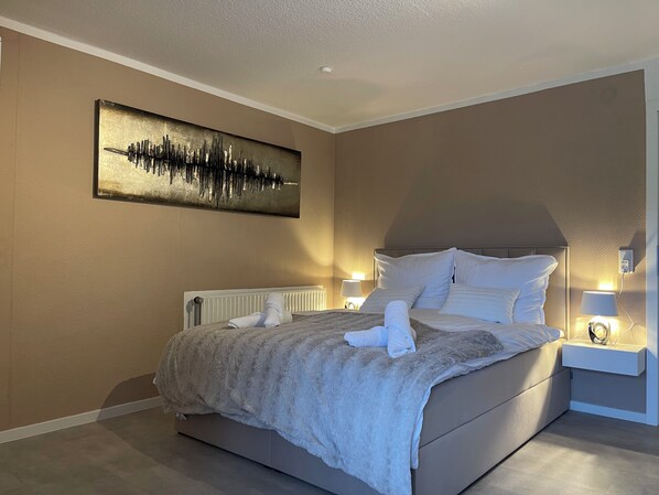 1 makuuhuone, silitysrauta/-lauta, ilmainen Wi-Fi, vuodevaatteet