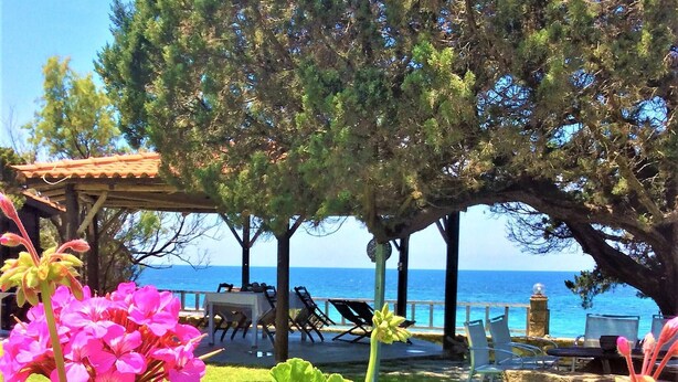 Apartment, 1 Bedroom, Smoking, Balcony | Garden - Sea & Garden View Apartment at Genari Beach (Pyrgos)