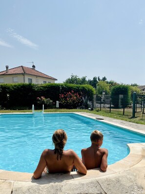 Pool - Maison Toile Moss - Luxury vacation home with pool in the Dordogne! Up to 6 people (Cherval)