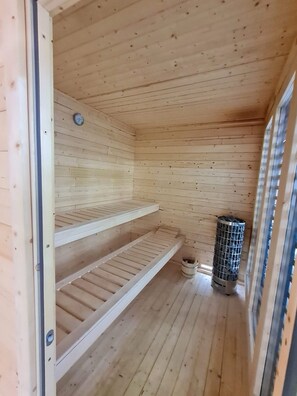 Sauna - POSESJA KAPITAŃSKA - Apartamenty Eden (Grzybowo)