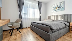 1 habitación, escritorio, wifi y ropa de cama 