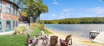 Serene Lakefront Escape | Private Beach, Dock, Game Room & Grill