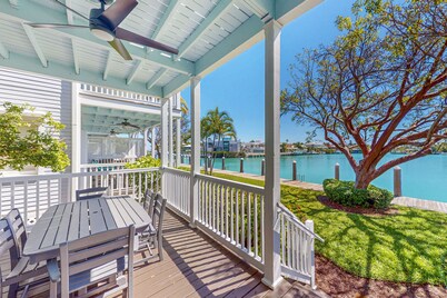 Waterfront escape with stunning views, private balconies, near attractions