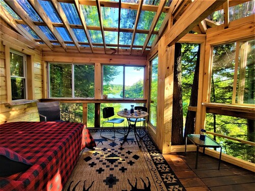 AMAZING TREE HOUSE ON BLACK RIVER NEAR OLD FORGE, NY