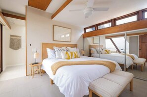 2 bedrooms, iron/ironing board, travel cot, WiFi
