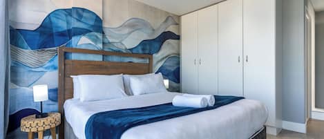 2 bedrooms, in-room safe, iron/ironing board, WiFi