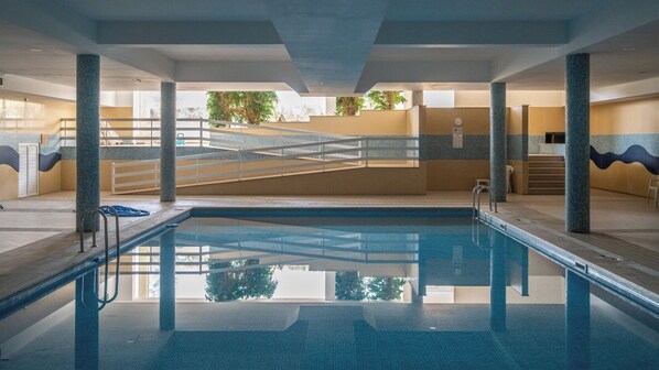 Una piscina riscaldata
