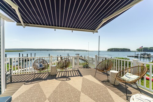 Coastal Gem with Water View and Private Dock