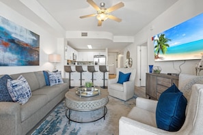 Condo, 1 King Bed with Sofa bed (Calypso 3-309 - Gypsea's View) | Living area