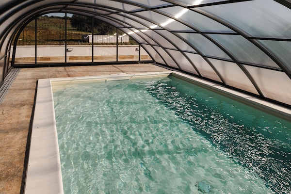 Indoor pool, seasonal outdoor pool