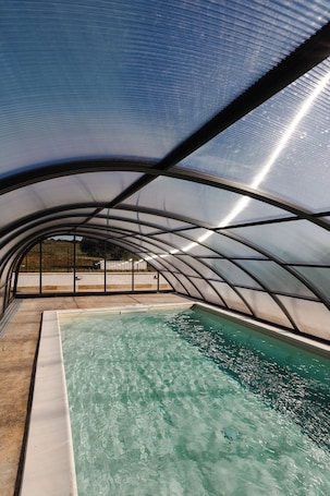 Indoor pool, seasonal outdoor pool