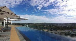 Pool - Menlyn Maine High Rise 1-Bedroom Luxury Apartment (Waterfall City, Midrand)