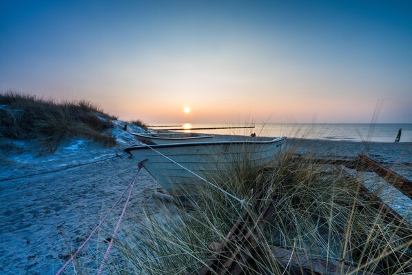 Tæt på stranden