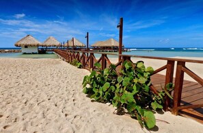 Private beach nearby
