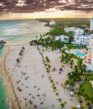 Private beach nearby