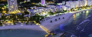 Private beach nearby