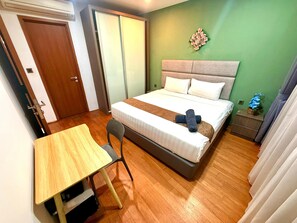 Familieleilighet, byutsikt | 3 soverom, strykejern/-brett og wi-fi (inkludert)