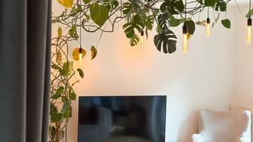 Télévision, livres, espaces bureaux