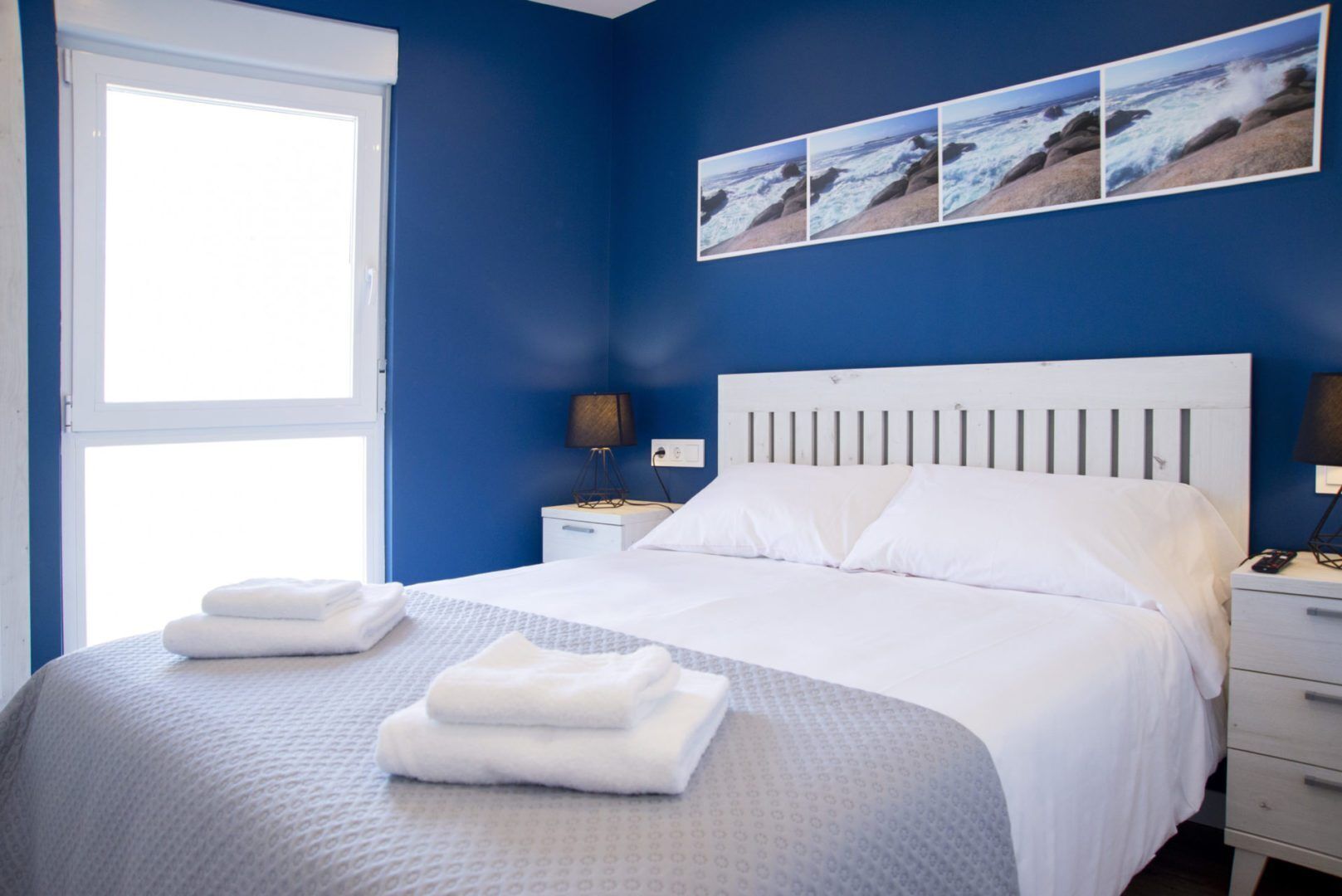 2 bedrooms, desk, iron/ironing board, travel cot