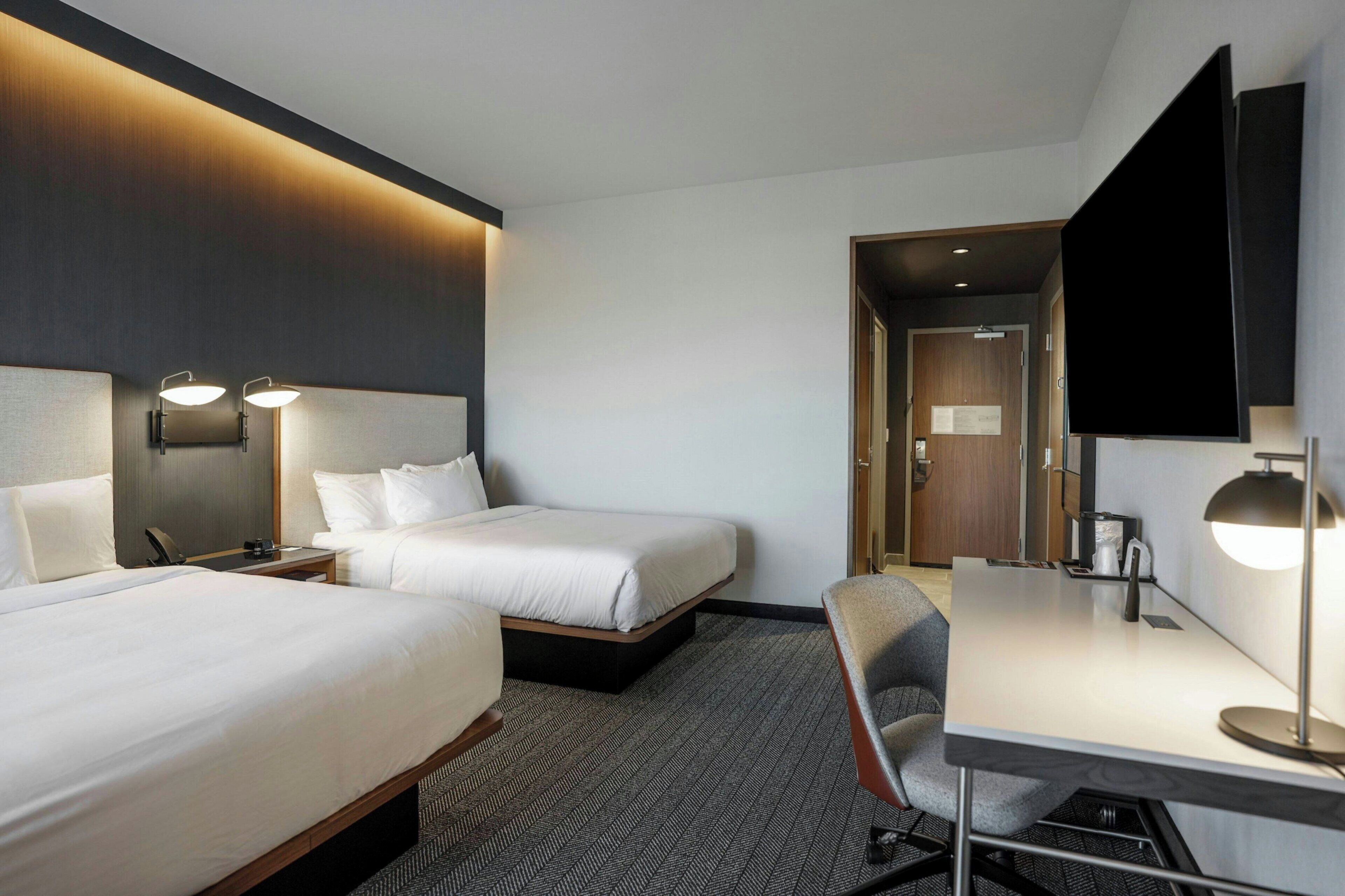 Room, 2 Queen Beds | Egyptian cotton sheets, premium bedding, blackout drapes