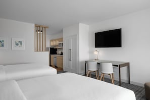 1 bedroom, premium bedding, desk, iron/ironing board