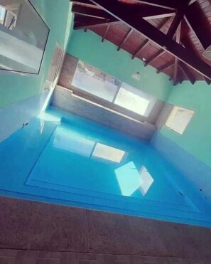 Indoor pool, outdoor pool