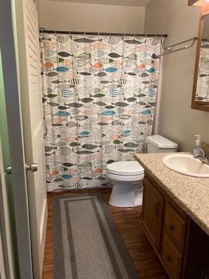 House, Multiple Beds, Patio, Ocean View | Bathroom