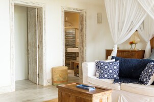 Habitación de lujo doble, vistas a la playa | Wifi gratis