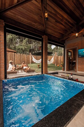 Alpehytte | Privat basseng