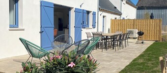 New house close to the beach in Penvins
