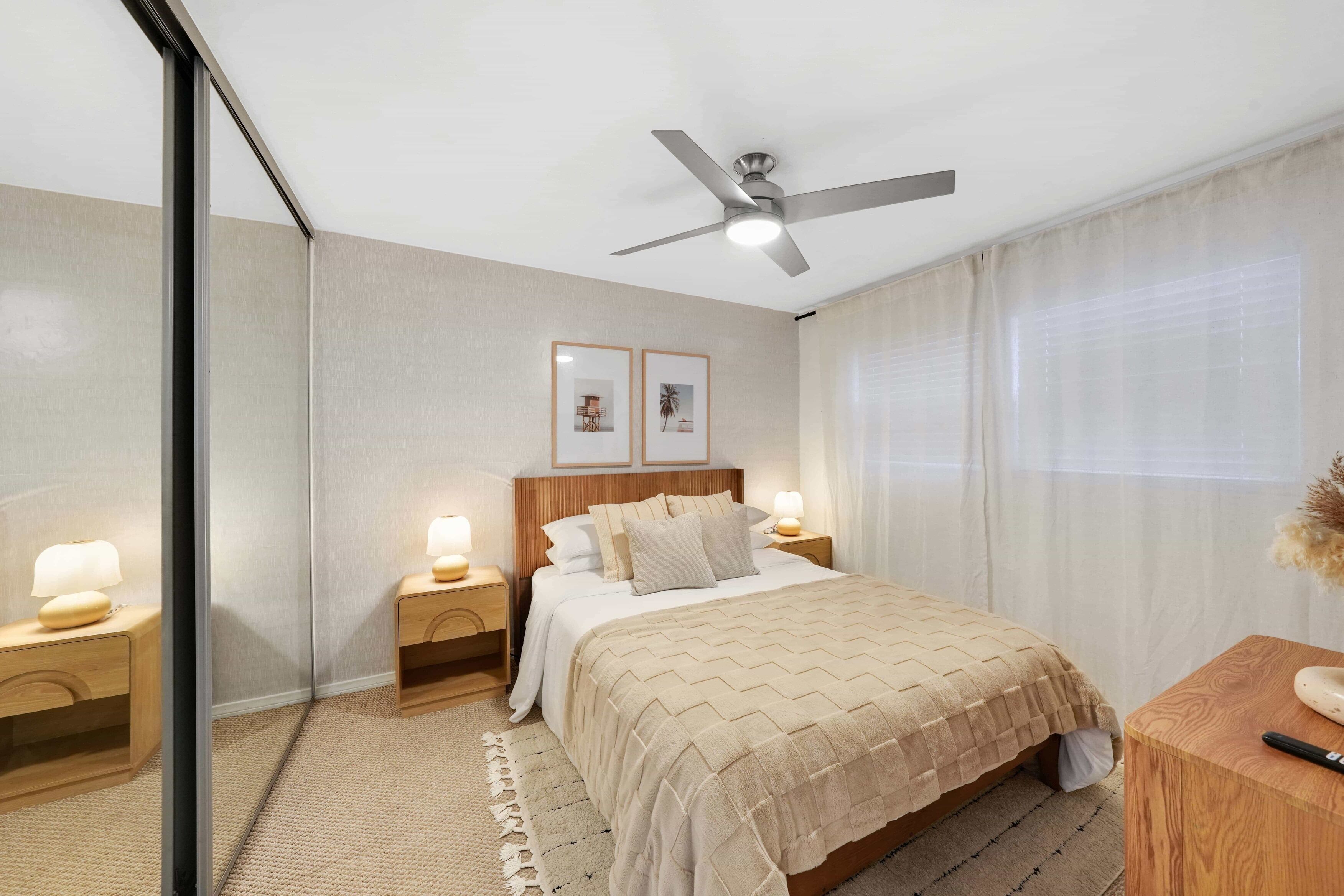 2 bedrooms, iron/ironing board, free WiFi, bed sheets