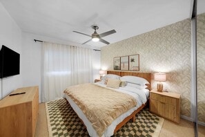 2 chambres, fer et planche à repasser, Wi-Fi gratuit, draps fournis