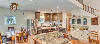 Game Room & Deck: Pet-Friendly Lake Arrowhead Home