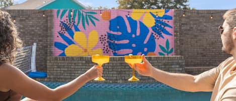 Una piscina climatizada