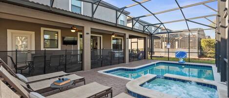 Una piscina climatizada