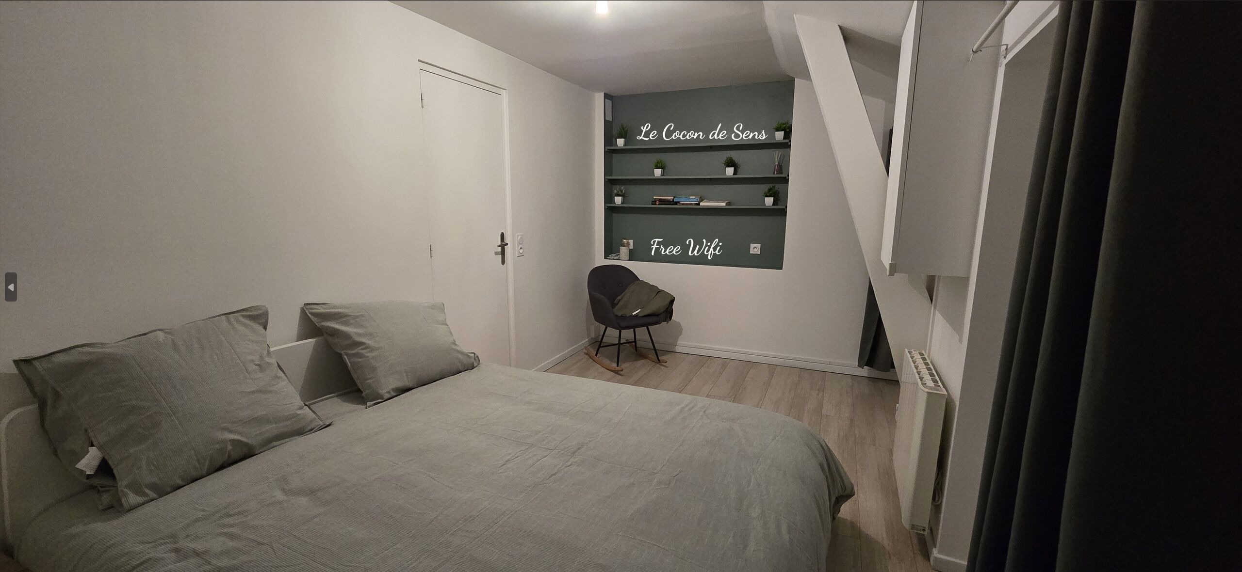 2 bedrooms, iron/ironing board, free WiFi, bed sheets